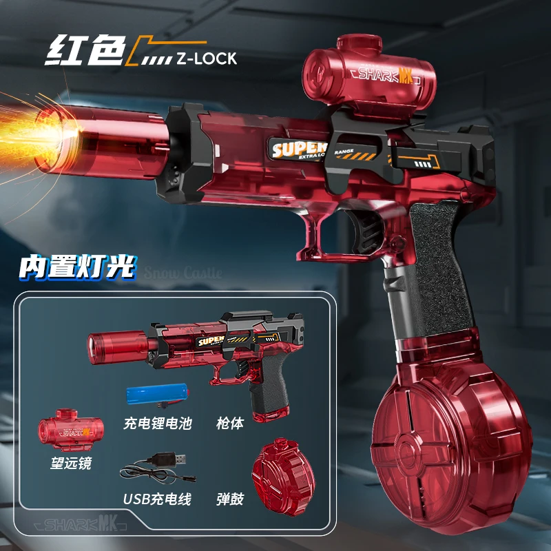Elektrisch Waterpistool Speelgoed Draagbare Automatische Elektrische Burst Waterpistool Kids Outdoor Water Speelgoed