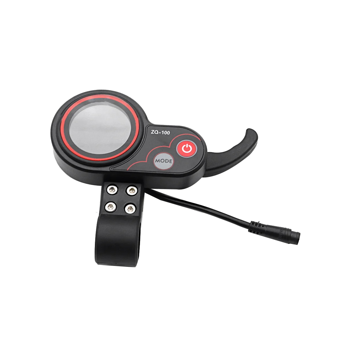 ZQ-100 Mileage Meter Speed Adjustable Electric Scooter Meter 6 Pin Display for Electric Scooter Dashboard Accessories