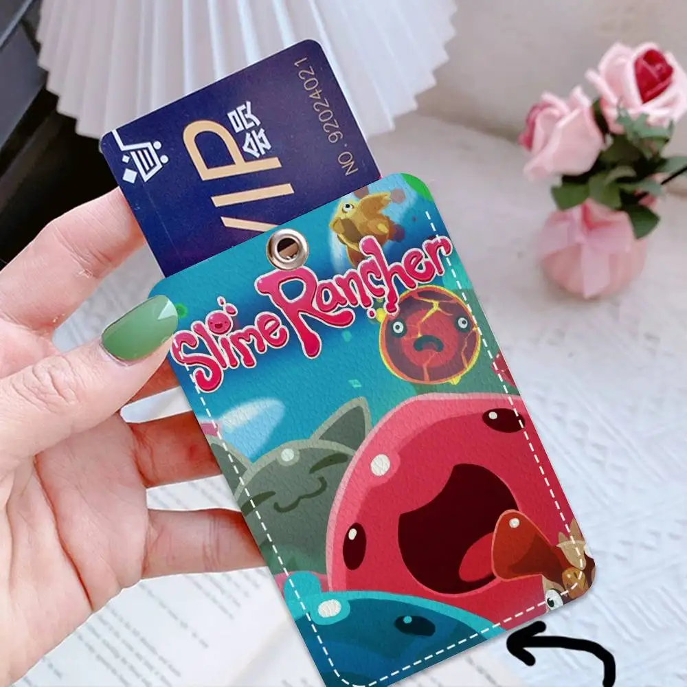 لعبة S-Slime Rancher 1 قطعة INS حامل بطاقة الحرم الجامعي للطلاب الكرتونية الإبداعية لبطاقة الوجبات، بطاقة الحافلة، بطاقة العمل، إلخ