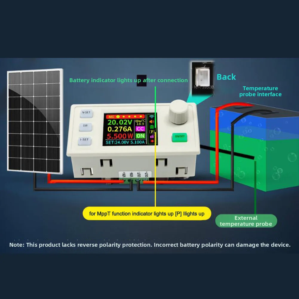 SK150S CNC Adjustable Step-Up Step-Down DC Regulated Power Supply 8A/150W Suitable For Solar Charging And Battery Management