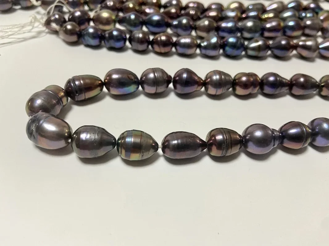 Fine about 17x11mm Natural Pearl Necklace for Women Round Multicolor Sea Beads Wedding Party Jewelry Gifts Pendnats