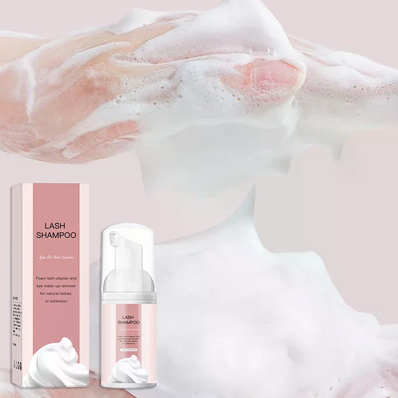 رمش تمديد الشامبو موس 30/50/60 مللي لاش تنظيف رغوة لا تحفيز الغراء اكسسوارات الرموش الصناعية أدوات ماكياج