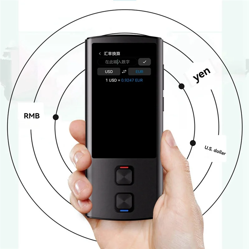 

-A20Z 138 Languages Wifi Online And Offline Voice Translator Accurate Translation Recording To Text For Overseas Travel