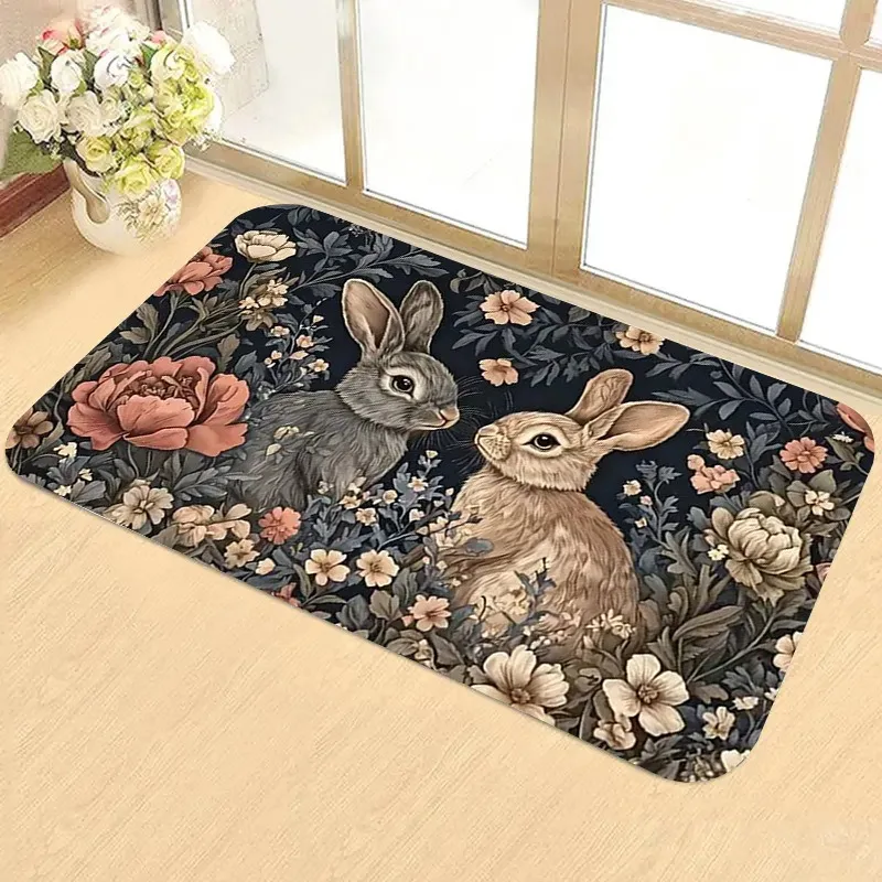 English Alphabet Cartoon Pattern Doormat Set Welcome Decorative Floor Mat Suitable for Entrance Home Decoration