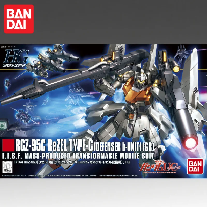 

В наличии: Оригинальная модель Bandai HGUC 1/144 Gundam Rezel, новая, в коробке, фигурка аниме-персонажа, игрушка-модель для сборки.