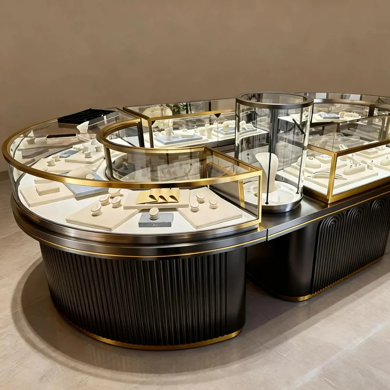 custom.Jewelry showcase Victorian Countertop Display Showcases Jewelry
