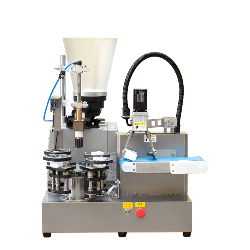 FOODLINE Space Saving Dumpling Machine Transparent Feeding Hopper Auto Stop Overload Safe Snack Bar Equipment
