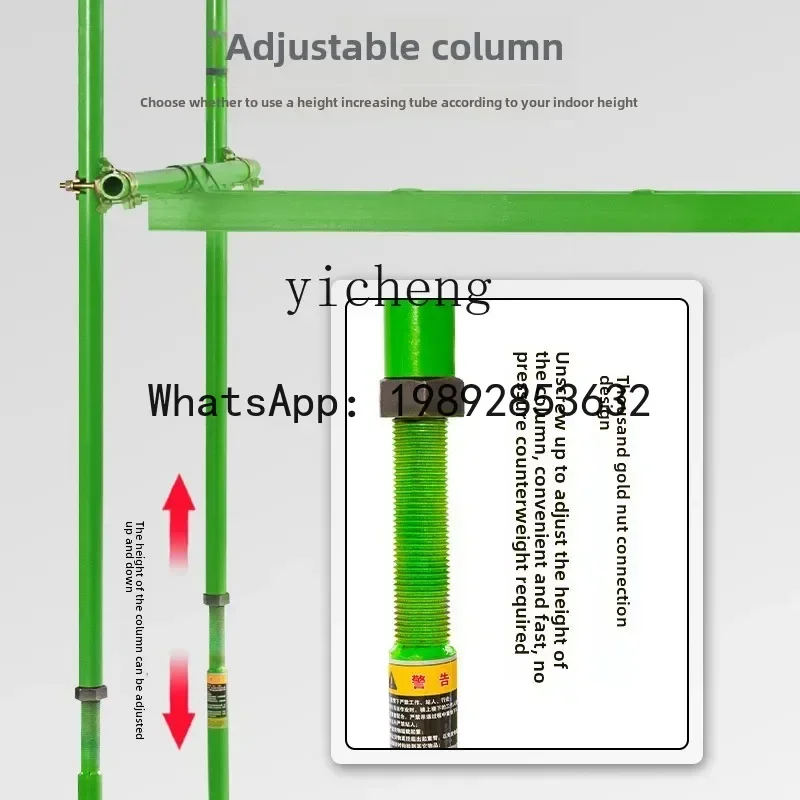 II2-27straight sliding three-column indoor crane 220v construction site home improvement light crane small window crane electric