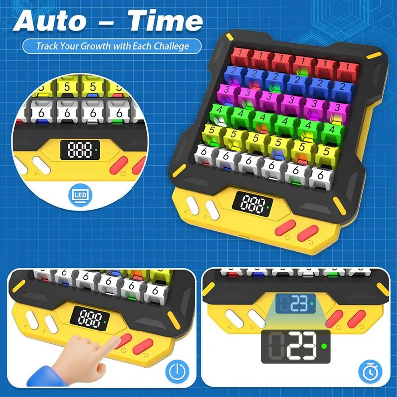 

HW-elSmart Sudoku Puzzle Games, Electronic Sudoku Puzzle Game Toys 3500+ Challenges Brain Teaser Puzzle Games Gift for