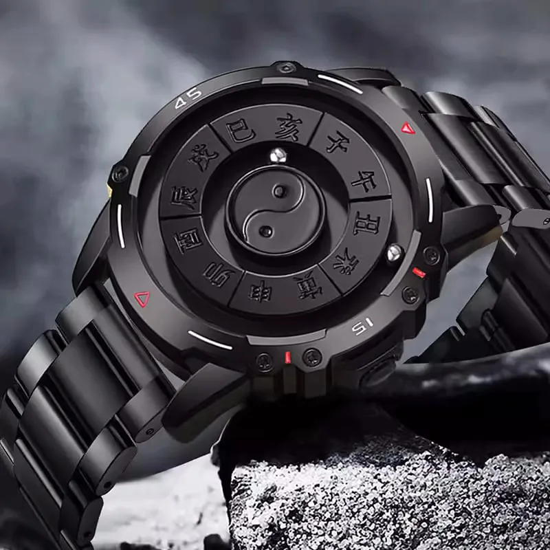 Business Men Watch Multifunctional Large Dial Quartz Watches Calendar