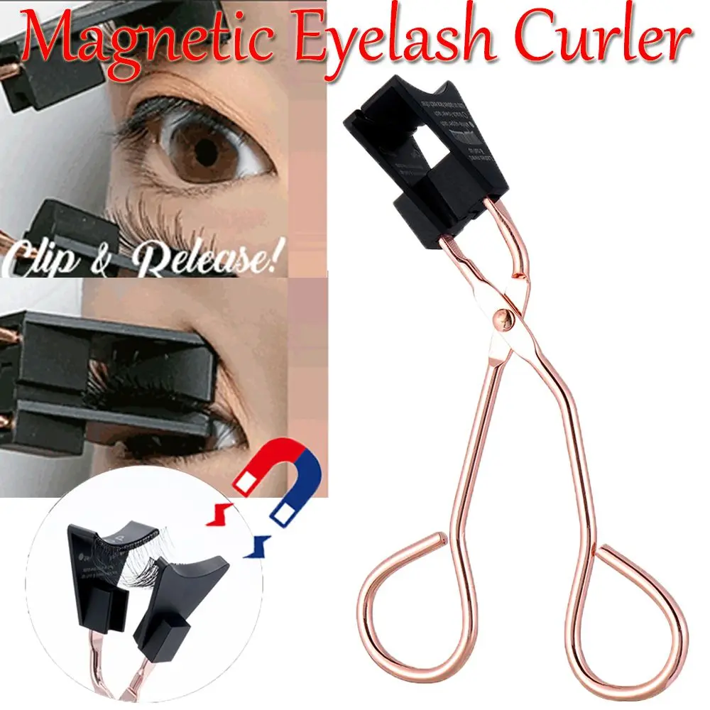 Easy to Apply No Need Glue Quantum Soft Magnetic False Eyelashes Magnetic Eyelash Curler Only 2 Seconds to Wear Eyelash Clip