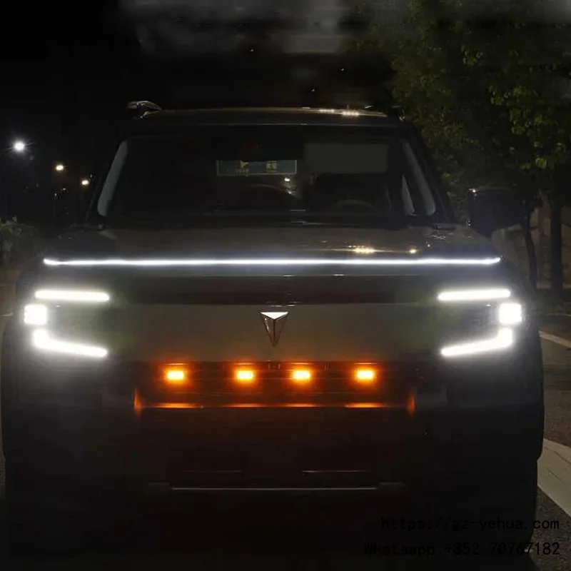 LED Light Strip Ambient Light For Chang An DEEPAL G318 Front Hood Flow Light Automobiles Parts Accesorios Para Auto Tools