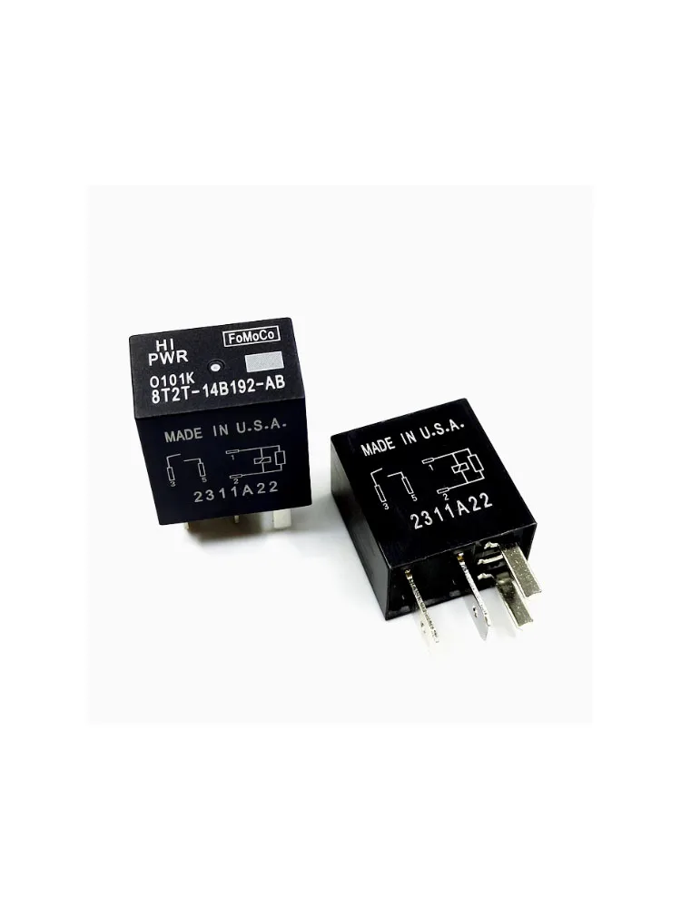 2PCS 12V Relay 8T2T-14B192-AB 4Pins