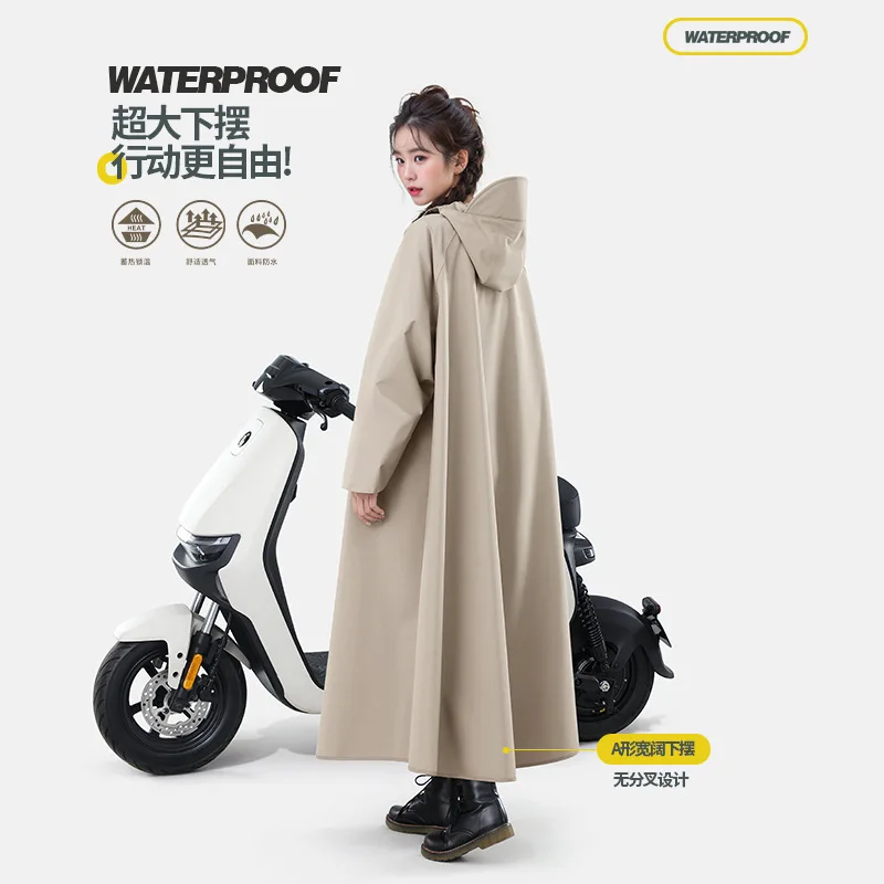 Electric Vehicle Raincoat, Full-body Thickened Rainstorm-proof Clothing, Special for Motorcycles, and Adult Riding Poncho Women