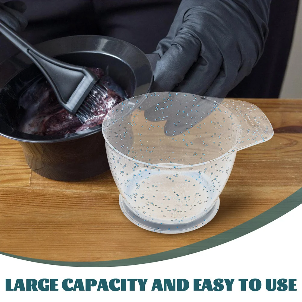 2Pcs Glitter Hair Dyeing Bowls Durable and Stylish Professional Salon Tool for Precise Hair Coloring Easy to Clean - Image 2