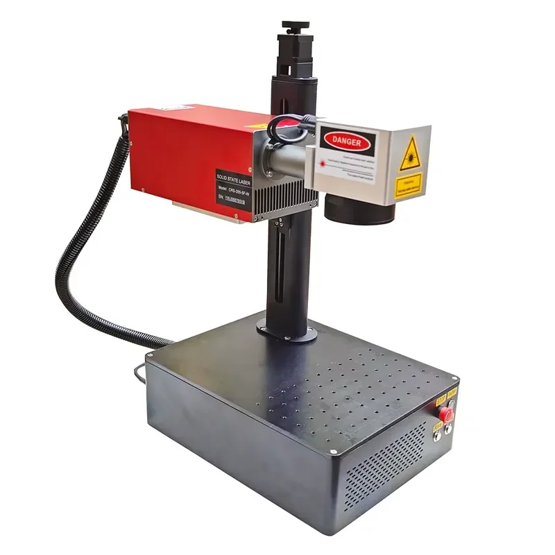 Glass Print Photo Projection Jewelry Machine on Glass Portable Uv--marking-machine 5W Uv Fiber Marking Machine