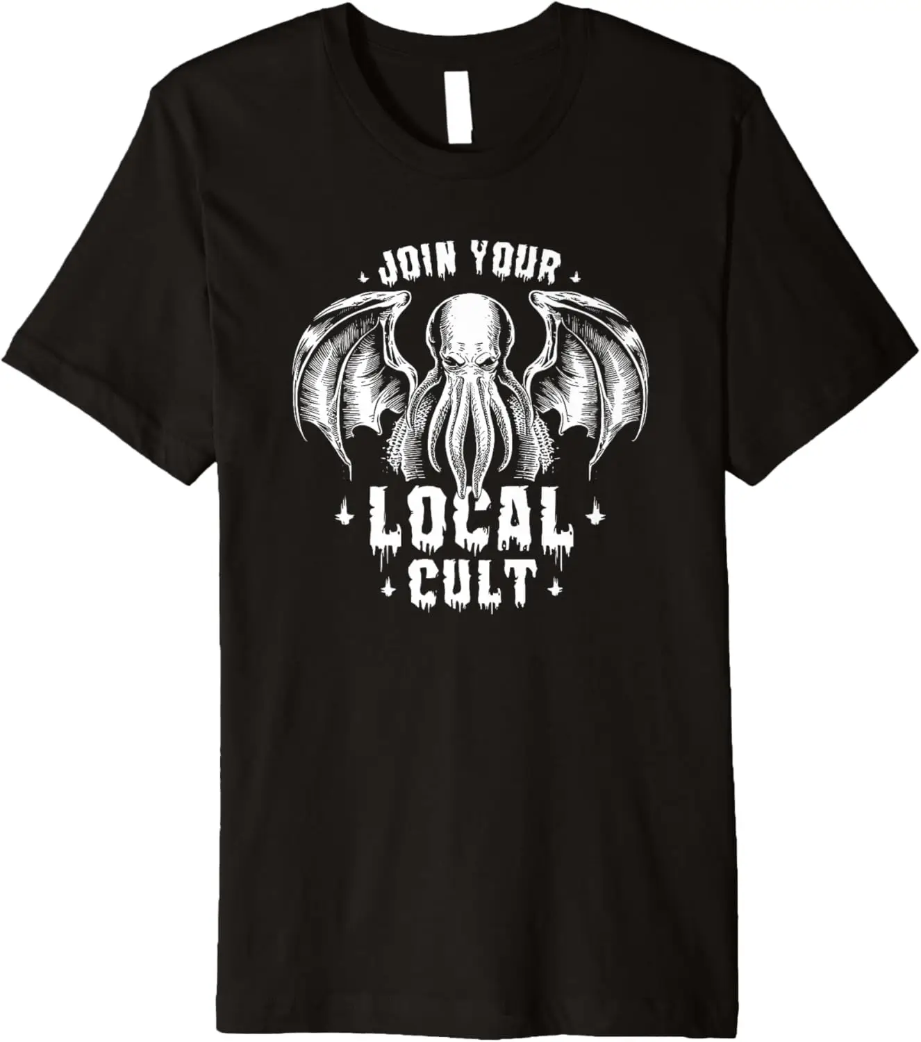 Cthulhu Join Your Local Cult, Vintage Cosmic Horror Cthulhu Premium T-Shirt