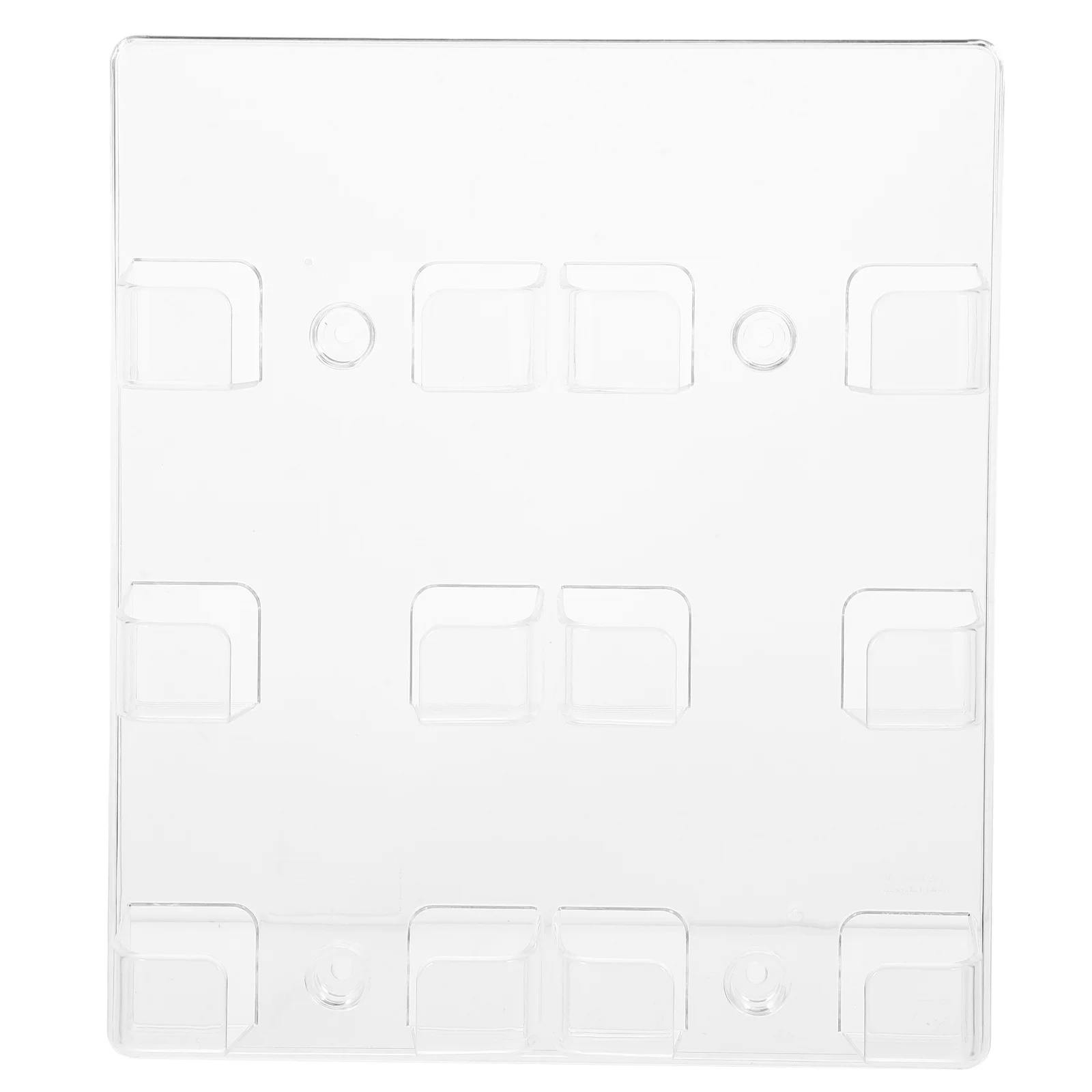 Estuche para tarjetas de visita, soporte de Base de montaje en pared para soportes, estante de almacenamiento para oficina