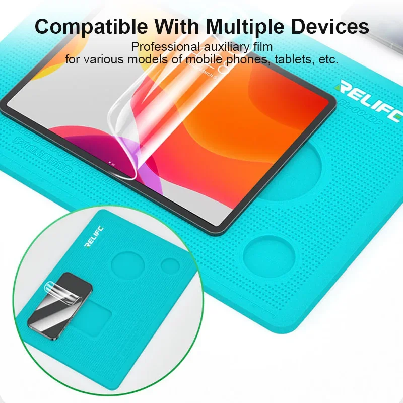 RELIFE RL-004DP Multifunctional Anti-skid Film Flat Pad for Phone Tablet Camera protection Card Slot Silicone Protective Mat