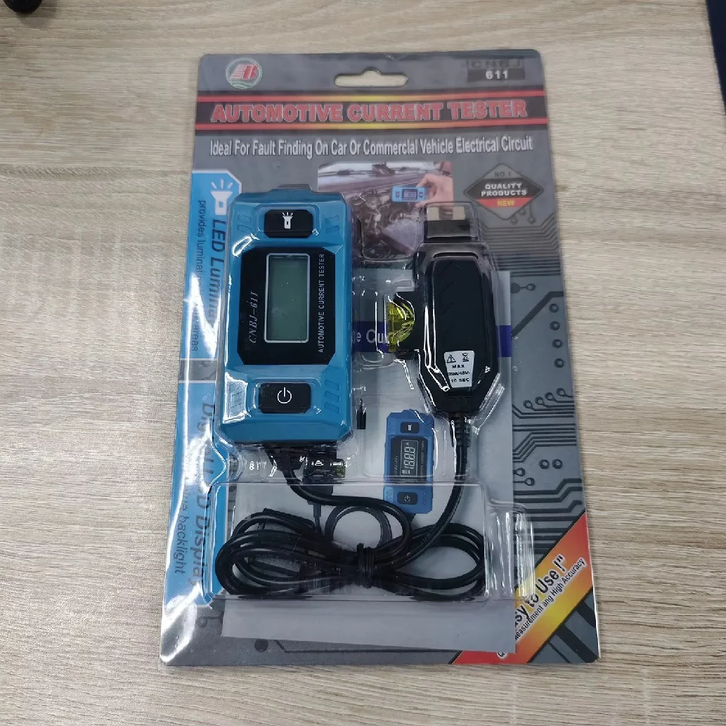 Automotive Accessories 12V Range 0.01~19.99A Car Circuit Tester Current Test Fuse Diagnostic Tool Repair Detector Galvanometer