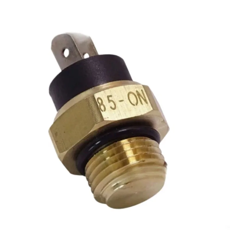 Durable Brass Motorcycle Radiator Cooling Fan Water Temperature Thermostat Switch M14 M16, High Efficiency Performance