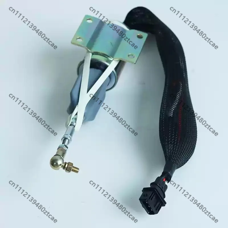 Stop Fuel Cut Solenoid Electromagnet EHB4824 Flameout Switch For Excavator Loader Machinery Engine
