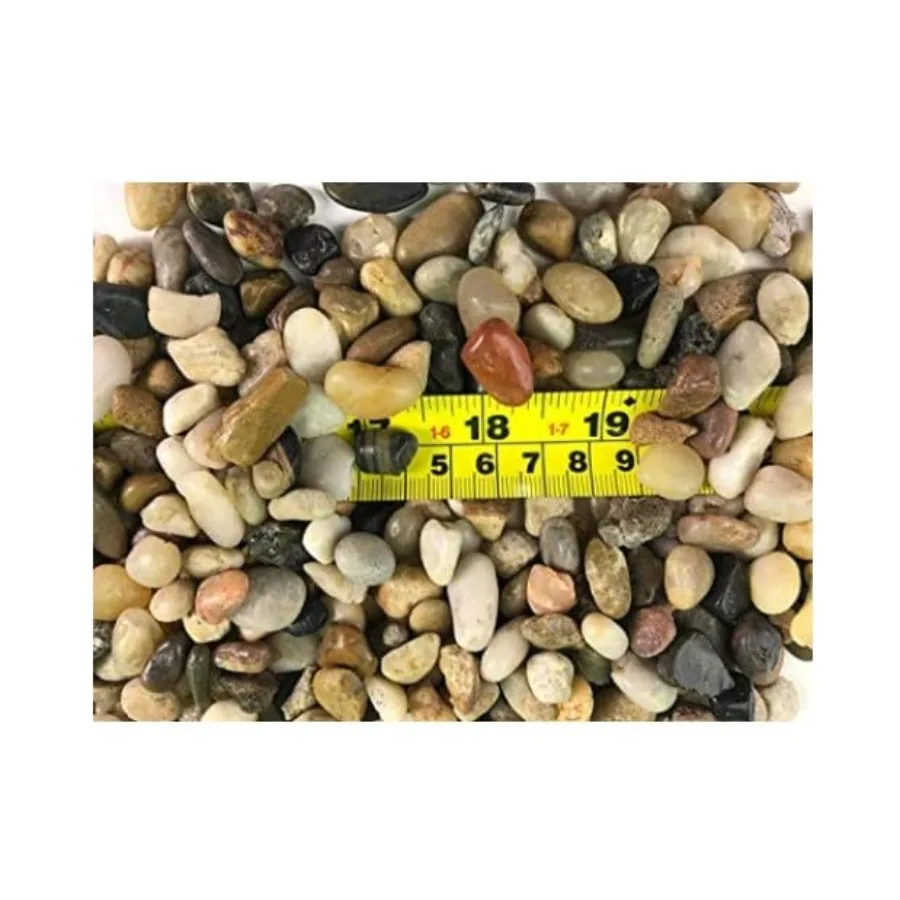 

Полированные разноцветные камни RG 2 LB, мелкие декоративные речные камни для садовых дорожек и внутреннего декора