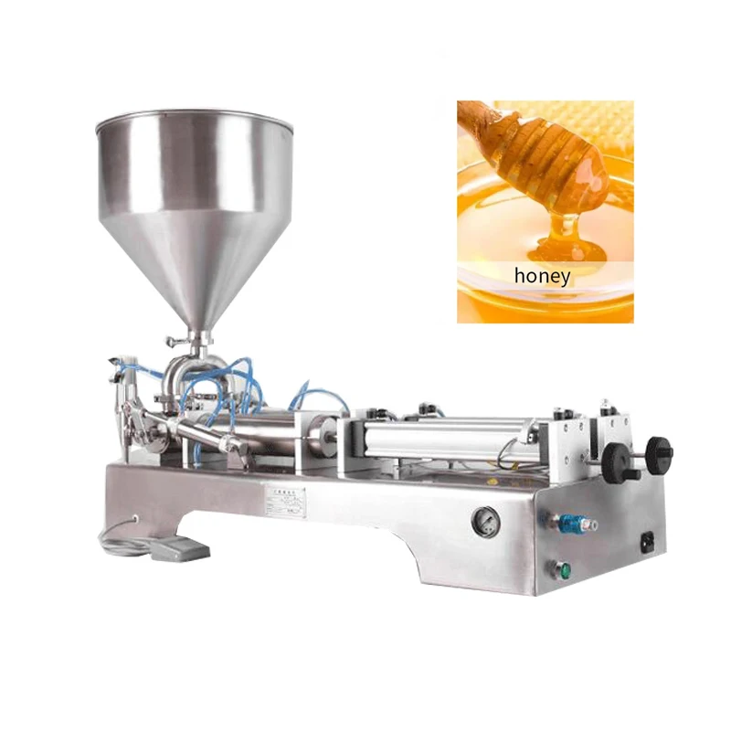 

Commercial Desktop Paste Filling Machine Chili Sauce Sesame Paste Liquid Dual-Use Food Filler