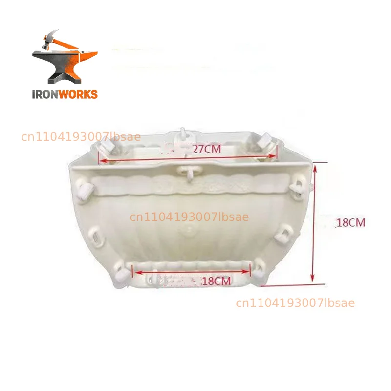 Rectangular Cement Flowerpot Mold  Wave Reusable Bonsai Thickened Oval Suitable For Green Plants And Fresh Flowers
