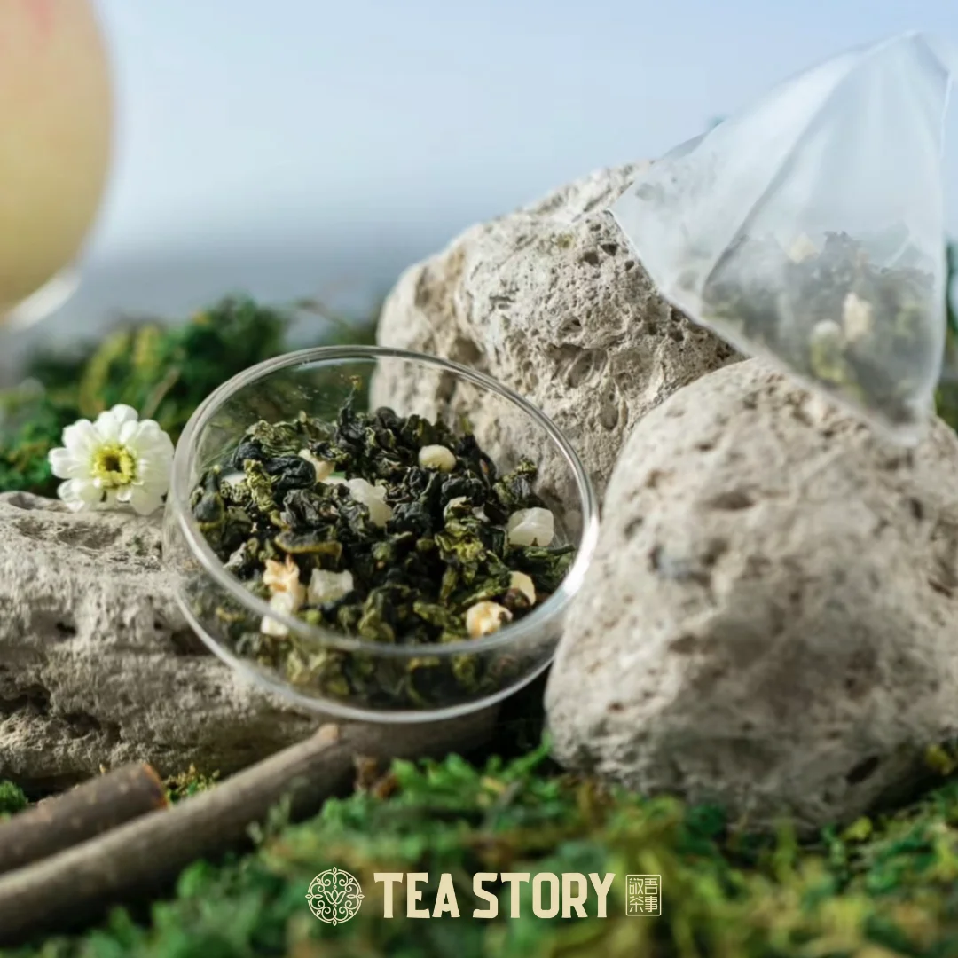 Afbeelding 6: Tea Story Peach Oolong Tea [Gewichtsbeheer] Cold Brew Fruit Infusion, Deluxe blik 80g
