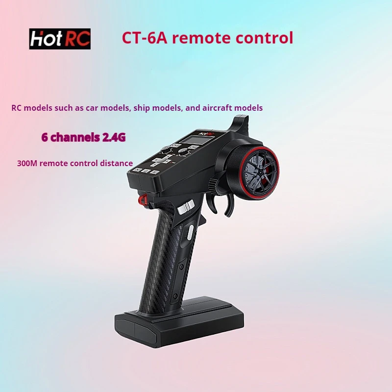 The New Hotrc Ct 6a Remote Control Is Equipped With A 2.4g F06a Receiver And Is Suitable For Climbing Drifting Vehicles  Rc Cars