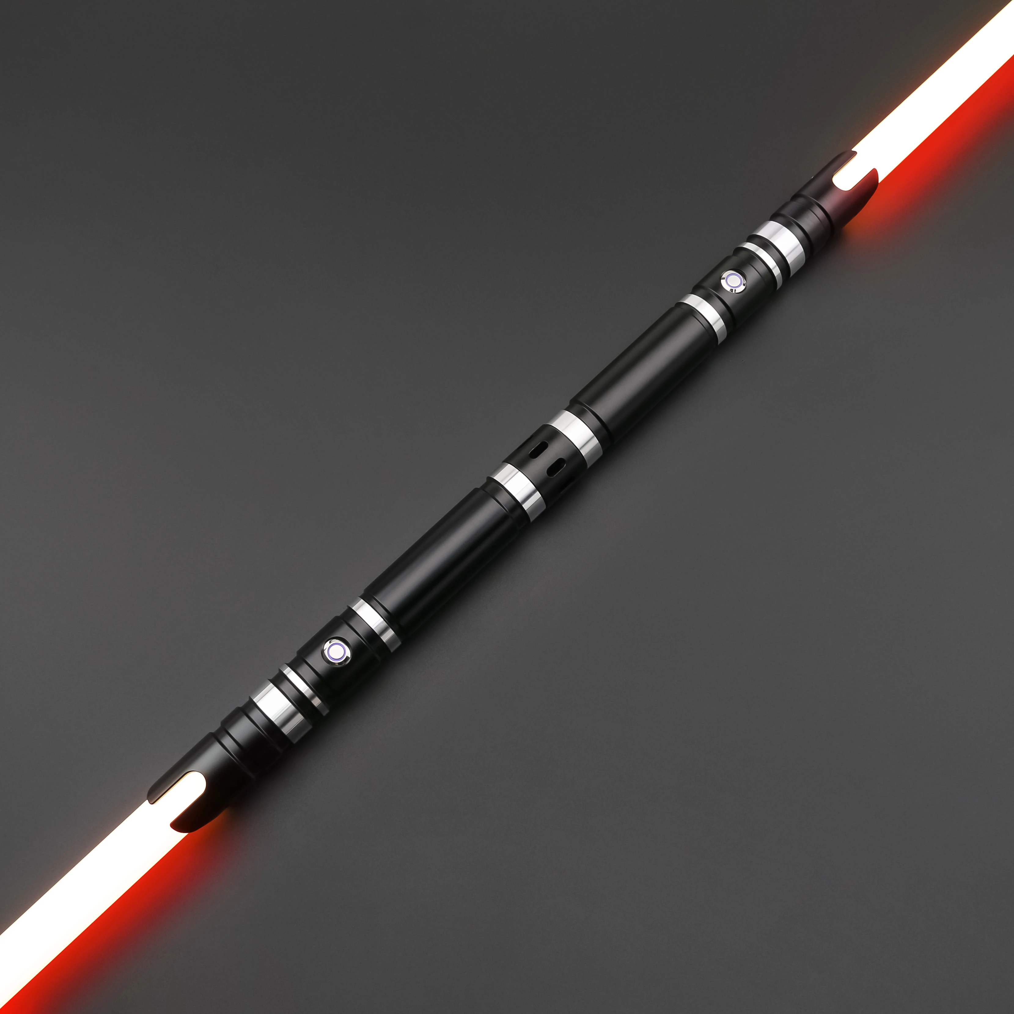 TXQSABER Lightsaber Staff Neo Pixel Heavy Dueling Sword with Removable Double Blade Metal Hilt Blaster Cosplay Toys Dualsaber