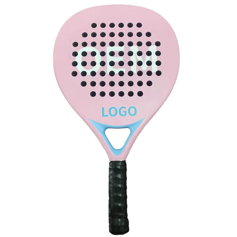 

PADEL carbon fiber surface cut EVA inner core cage plate tennis racket with adjustable PADEL POP Tennis