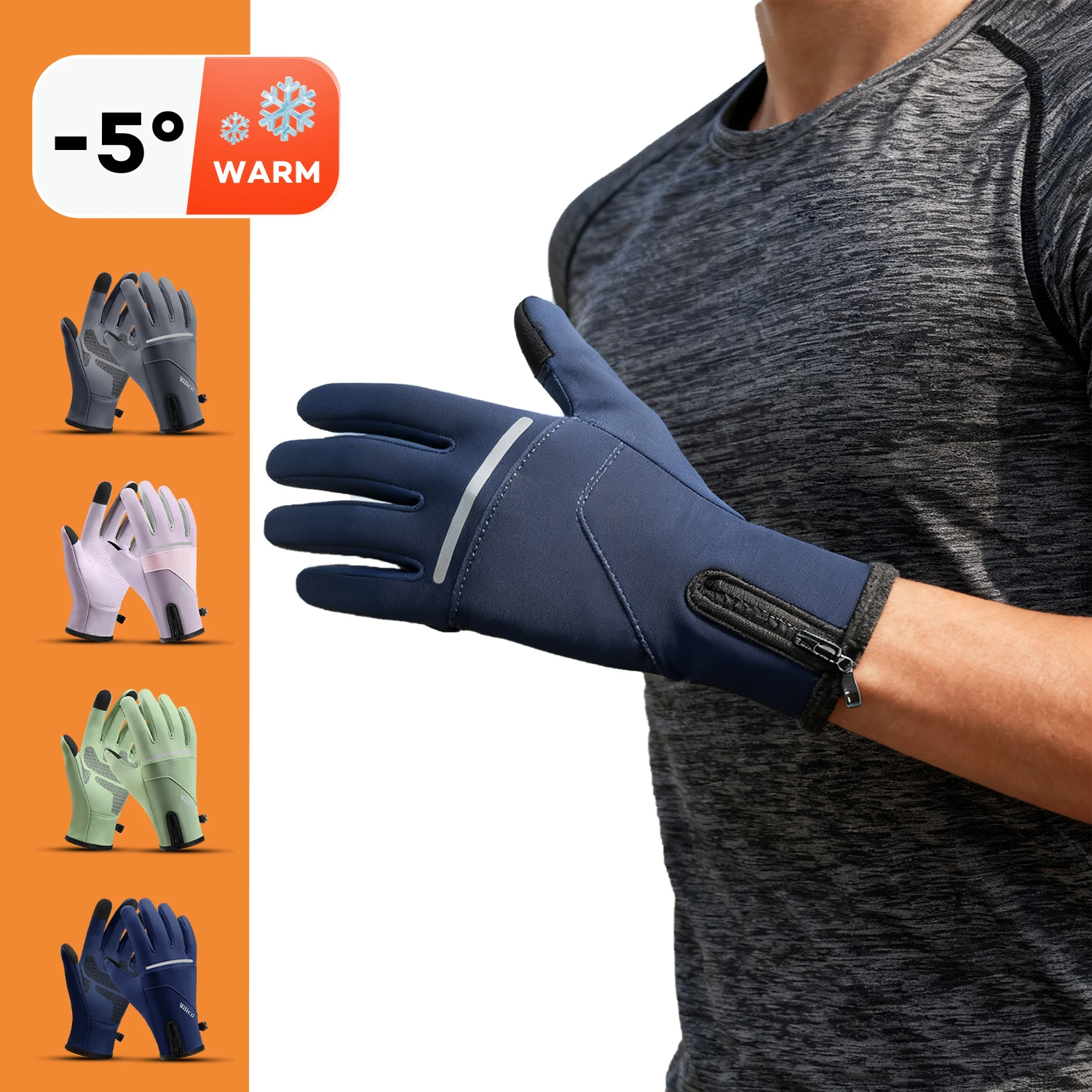 Winter Radfahren Handschuhe Touchscreen Fahrrad Handschuhe Outdoor Roller Winddicht Reiten Motorrad Ski Warme Fahrrad Handschuhe