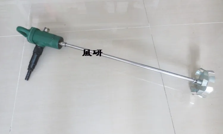 خلاط هوائي محمول خلاط طلاء محمول 3/4 حصان سرعة قابل للتعديل محرض الهواء وجع نوع خلاط الهواء مع مضرب دائري