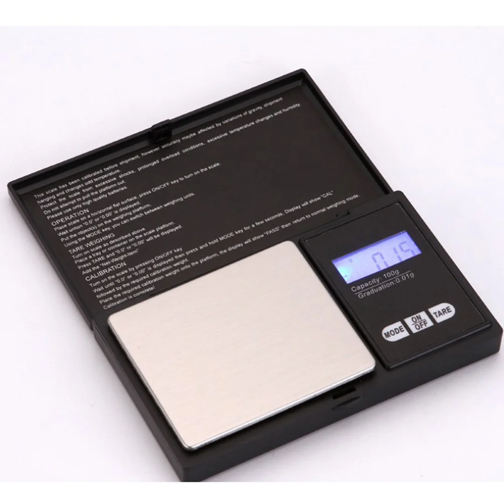 

100G 0.01G Mini Digital Jewelry Pocket Precision Gram Scale Lcd Display Portable Small Kitchen Scale For Medicinal Materials