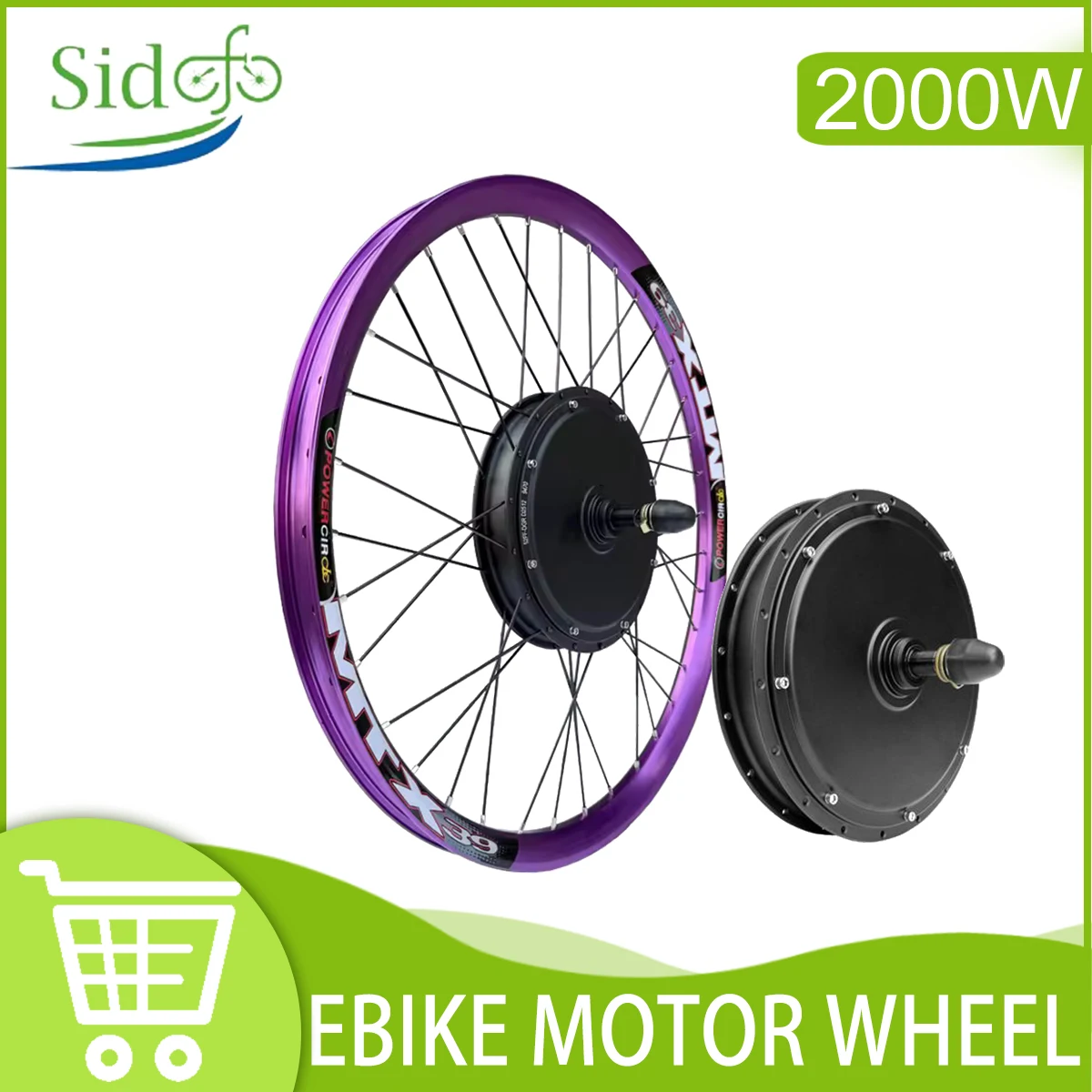 MTX39 48V52V 2000W Electric Bike Front Rear Brushless Motor Wheel Hub Motor 20-29Inch 700C Ebike Engine for Mountain Bike - view 3