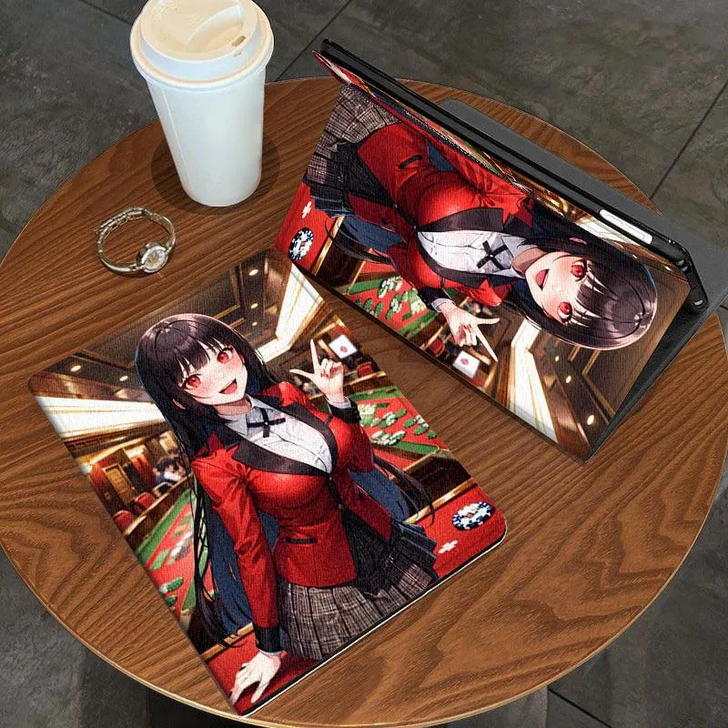 

Japanese anime Kakegurui For iPad Pro Air Mini 1 2 3 4 5 6 7 7th 8th 9th 10th 11th 10.2 9.7 10.5 10.9 11 12.9 Tablet Case