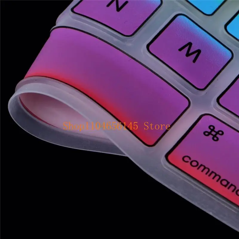 

5asd Silicone Keyboard Cover Skin Protective for Macbook 13" 15"