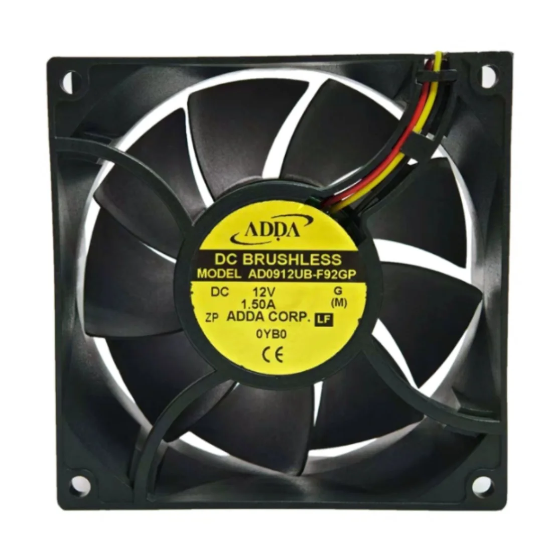 

ADDA AD0912UB-F92GP DC 12V 1.50A 92x92x38mm 3-Wire Server Cooling Fan