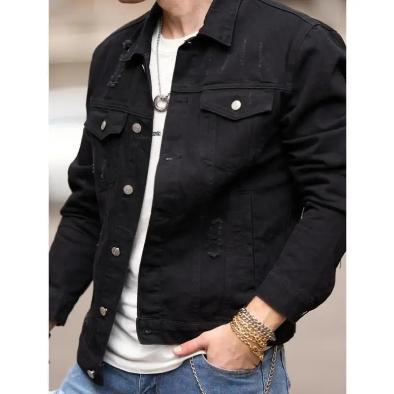 

Повседневная мужская куртка оригинального цвета с передней пуговицей, дизайн ort Sle V-Ne Seven Sve для среднего возраста и ли