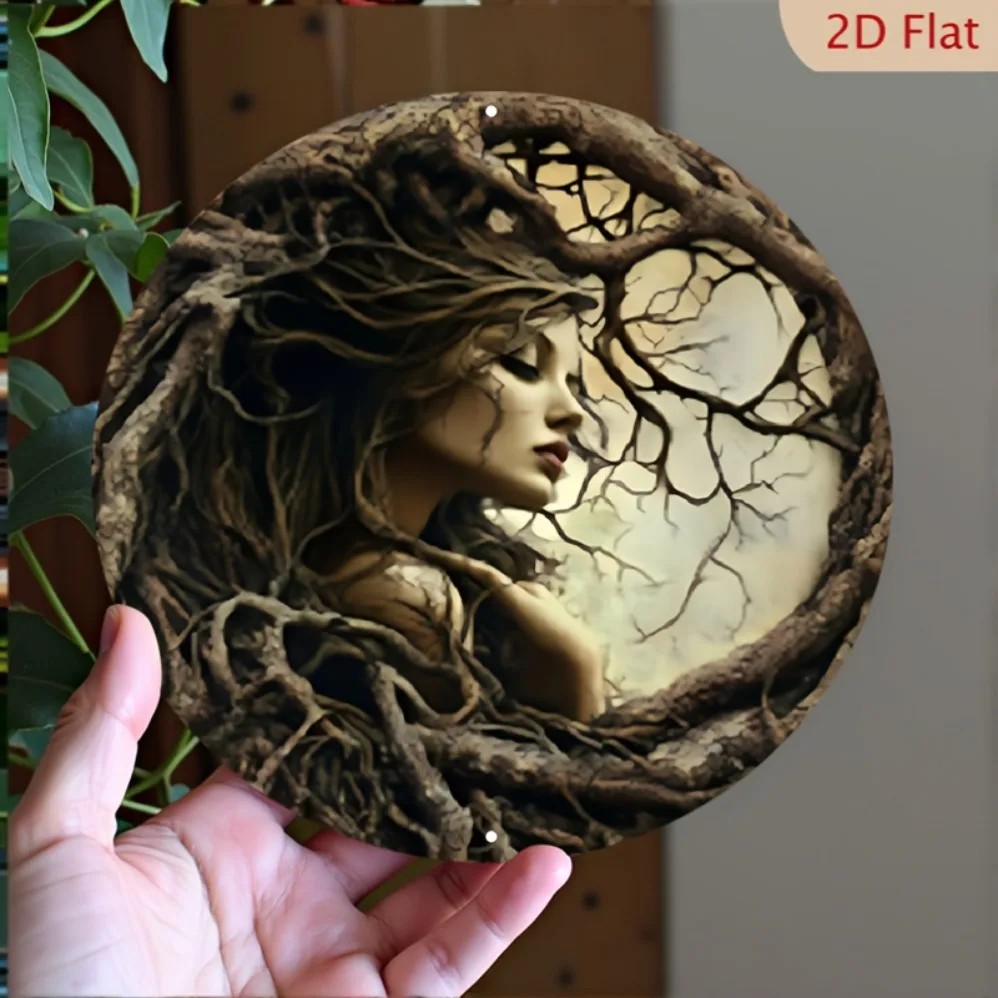 

2D FlatfTree Spirit Wall Decorative Art,Complex Root Design,Suitable for Home,Cafe,Restaurant,Courtyard,Perfect Home Decoration