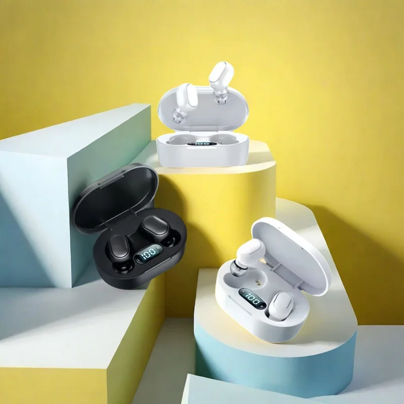 Original E7S Wireless Bluetooth Headset with Mic LED Display Earbuds for iPhone Xiaomi TWS Earphone Bluetooth Headphones earbuds