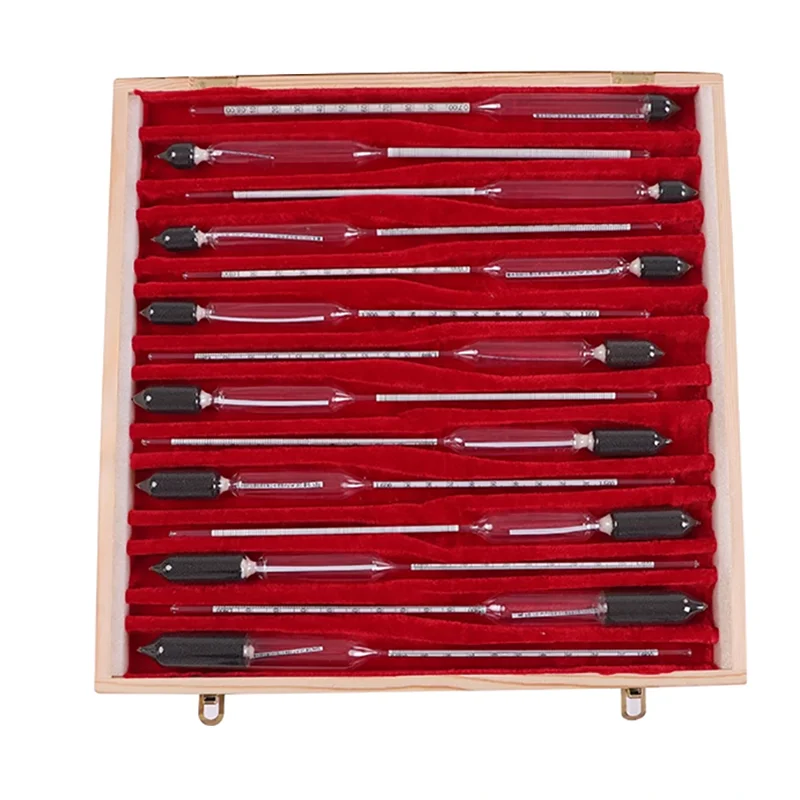 

14PCS 0.6-2.0 density meter hydrometer liquid high-precision acid-base concentration meter