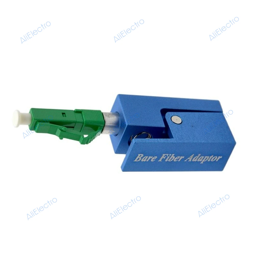 LC/UPC/APC OTDR Test Connector Bare Fiber Adapter Flange Coupler Temporary Connection 125-127um Low Insertion Loss High Quality