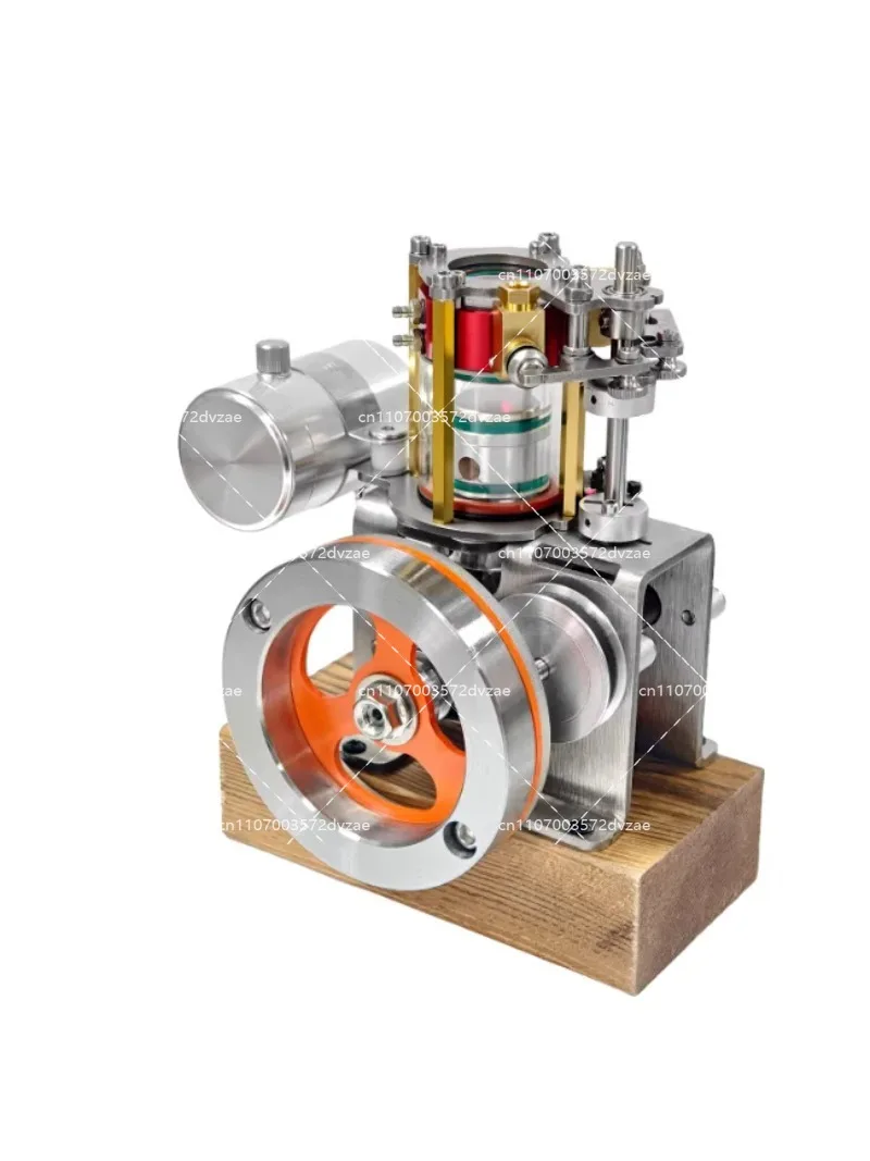 Metal Single Cylinder Four Stroke Water Cooled Engine Model DIY Physics Experiment Toy