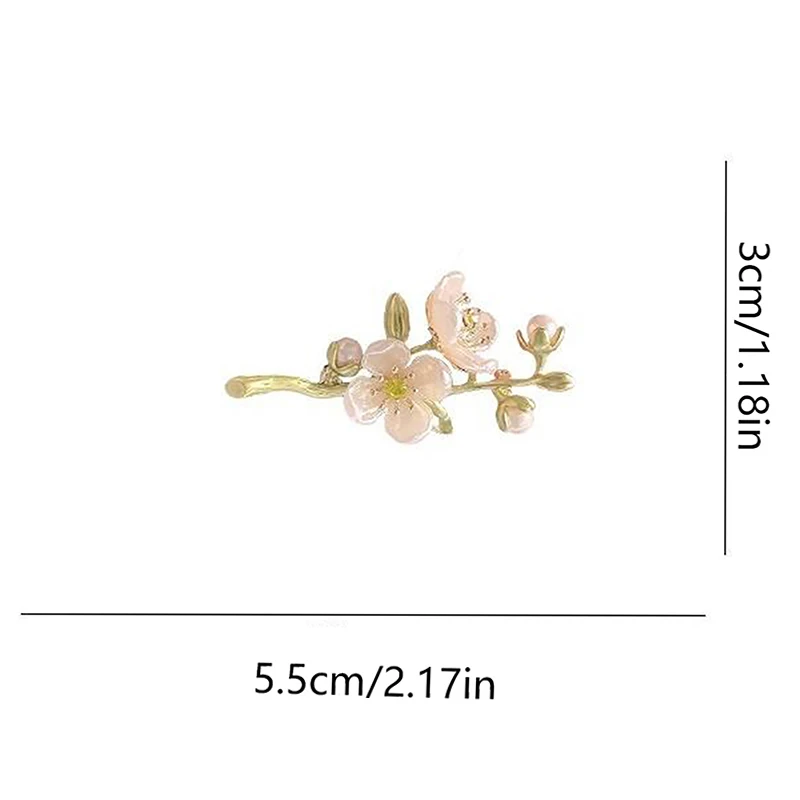 Vintage Temperament Green Jasmine Brooch For Women Crystal Flower Buckle Brooch Dress Clothes Suit Scarf Clip Jewelry Gift