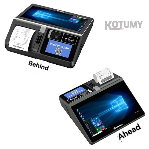 

11.6" Touch Screen POS System Intelligent Cash Register with 80mm Receipt Printer for Retail Store