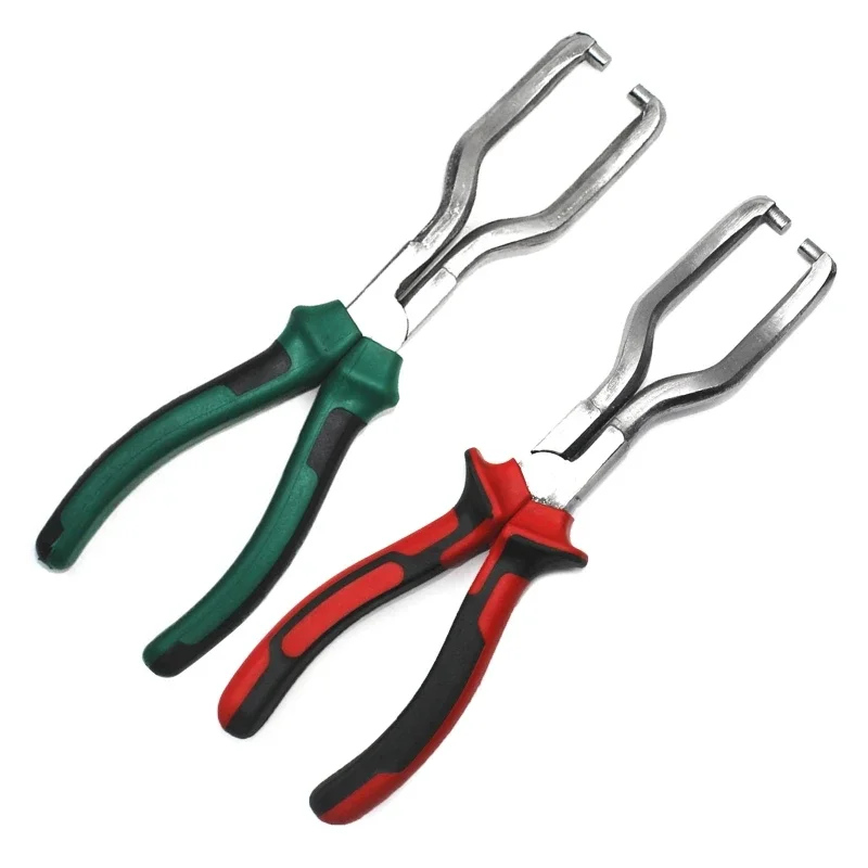 

Fuel Line Clip Pipe Plier Disconnect Removal Tool Car Hose Clamp Plier Car Angled Clip Plier Tube Bundle Removal Repair Tool