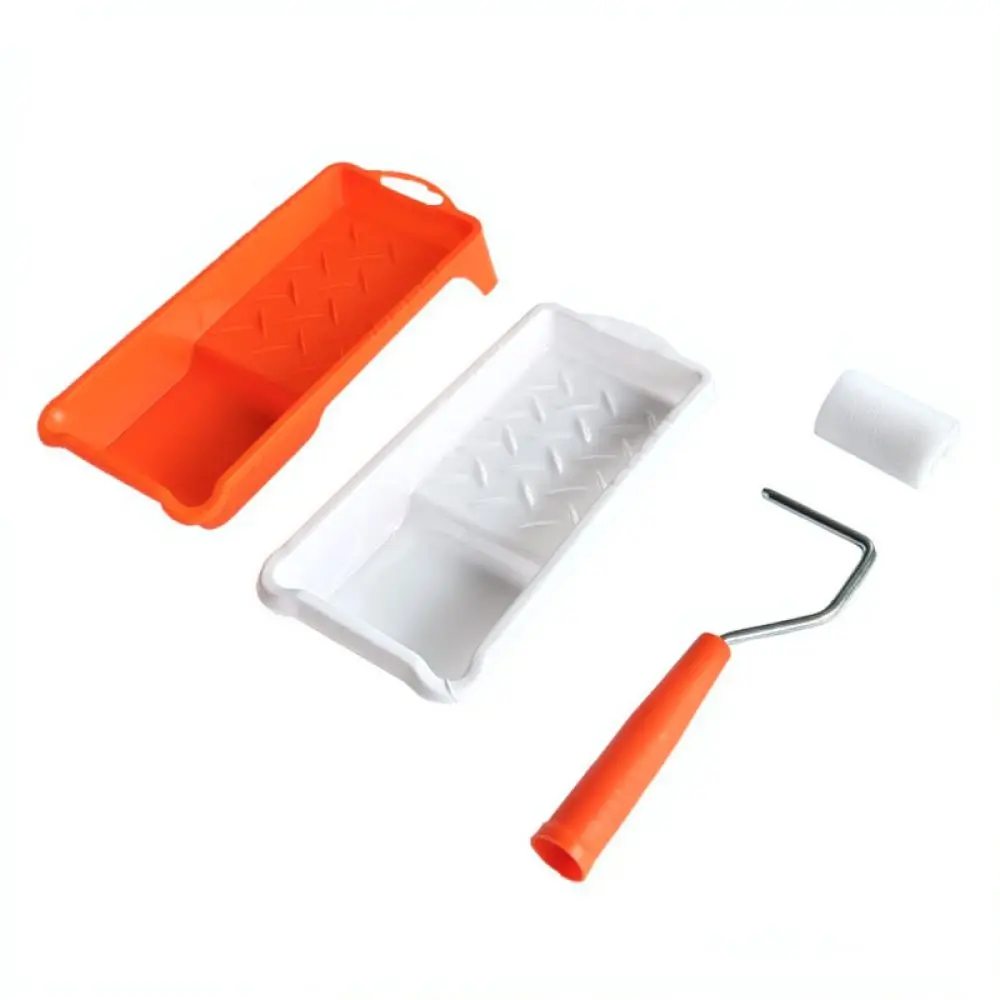 Miniature Paint Roller Kit With Disposable Tray For DIY Crafts Wall Patching Finishing Professional Coating Applicator Tool